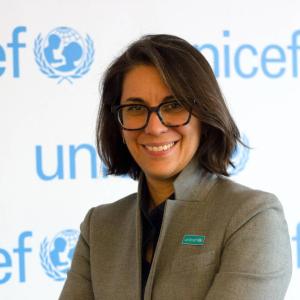 Victoria Colamarco, Representante de UNICEF 
